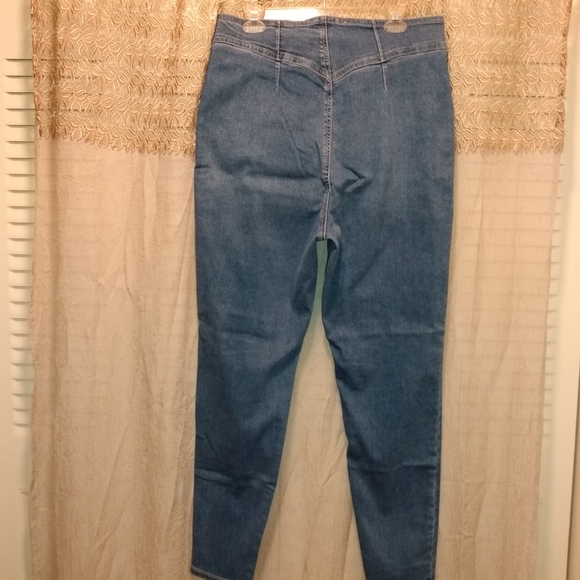 NWOT🔥 Fashion Nova High Waisted 5 Button Fly Skinny Jeans Women's Size 16 - Picture 2 of 6
